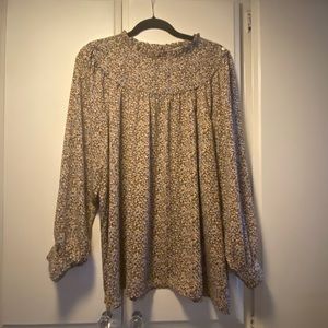 Loft Ruffle Collar Blouse